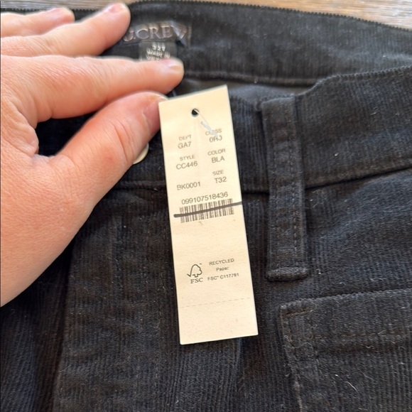 J. Crew Sailor slim-wide pant in stretch corduroy 32 Tall - Picture 9 of 14